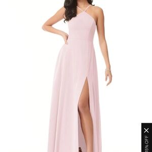 NWT Azazie Bailey Bridesmaid Dress in Blushing Pink